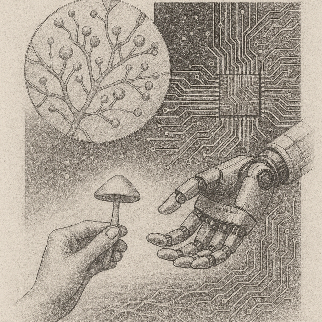 Robots controlados por hongos: el micelio como cerebro biológico